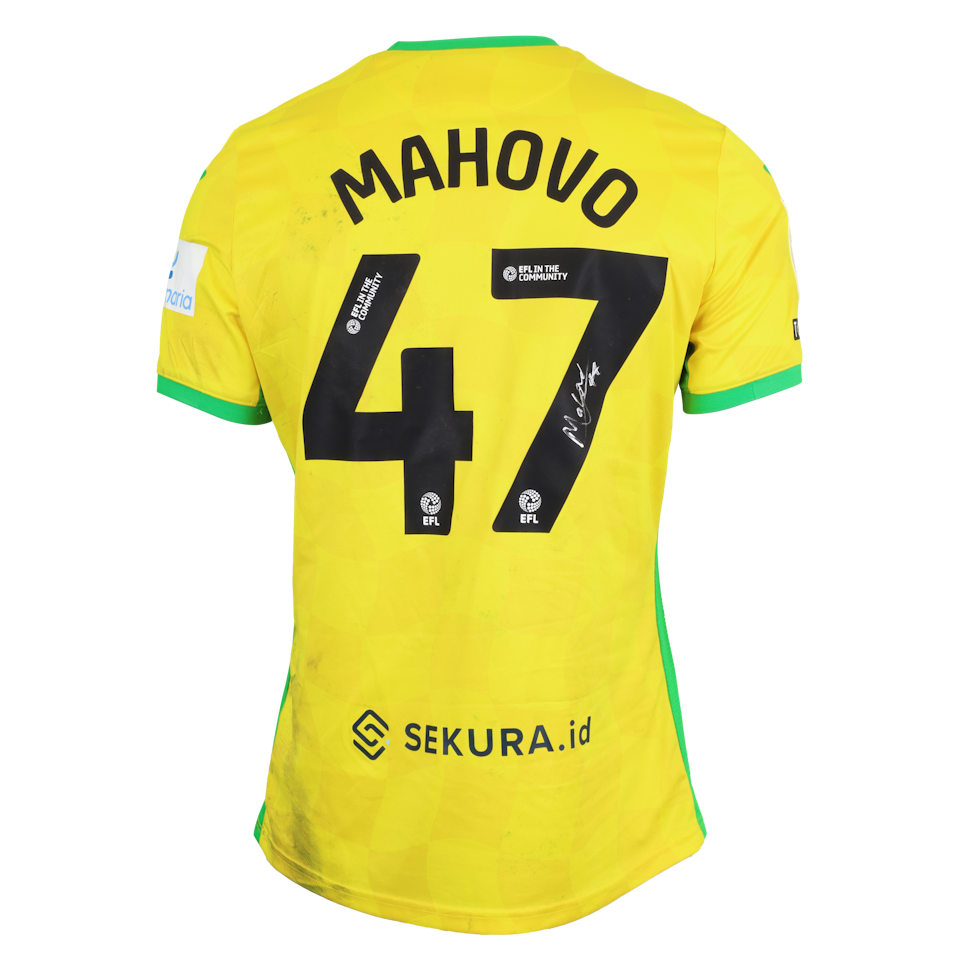 Lucien Mahovo Norwich City shirt