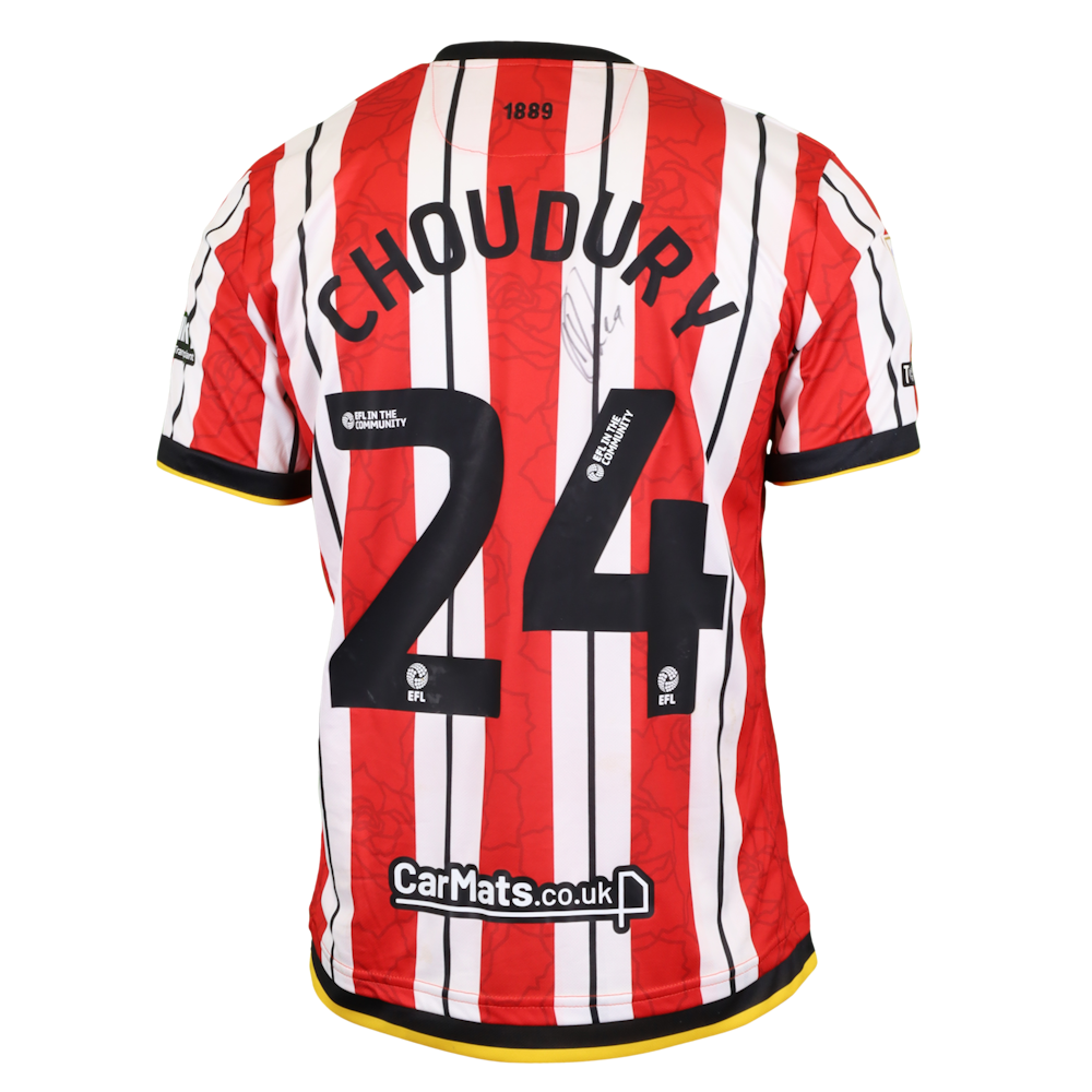 Hamza Choudhury | Sheffield United - Portsmouth | MatchWornShirt