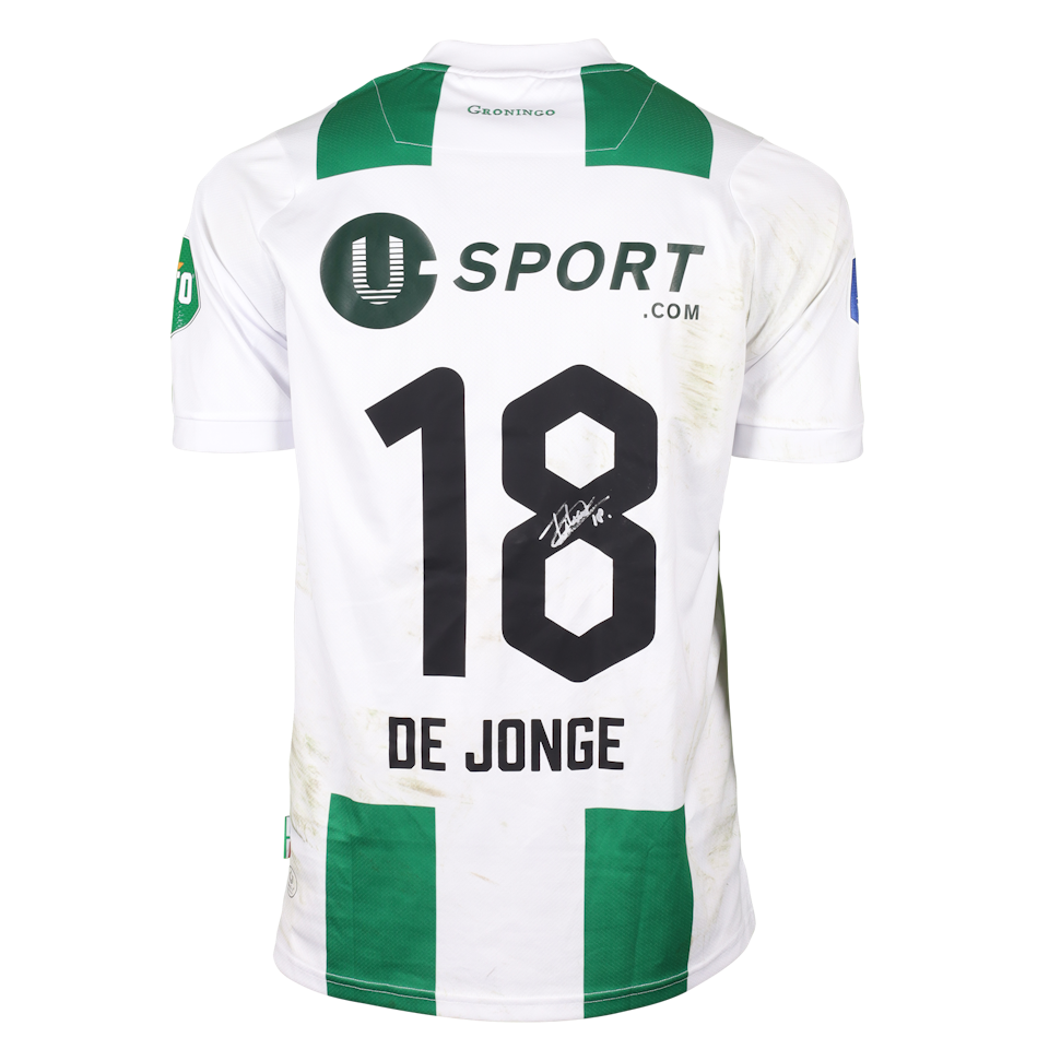 T. de Jonge FC Groningen camisa.