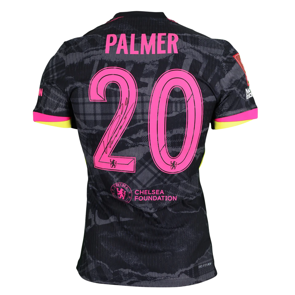 Cole Palmer | Brighton & Hove Albion - Chelsea | MatchWornShirt Cole Palmer | Brighton & Hove Albion - Chelsea | MatchWornShirt
