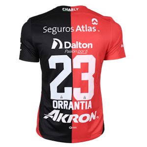 Camiseta Carlos Emilio Orrantía Treviño Atlas FC
