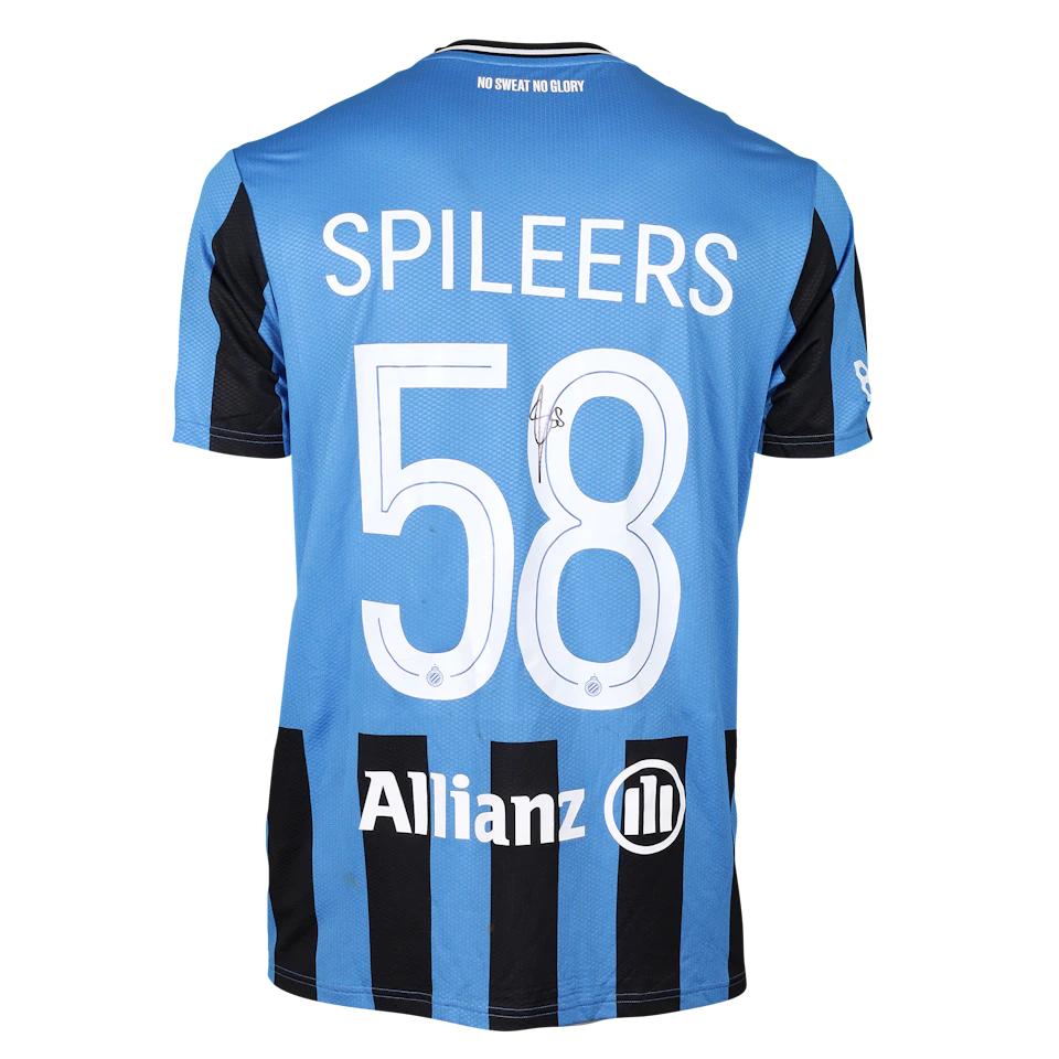 来自Club Brugge的Jorne Spileers球衣