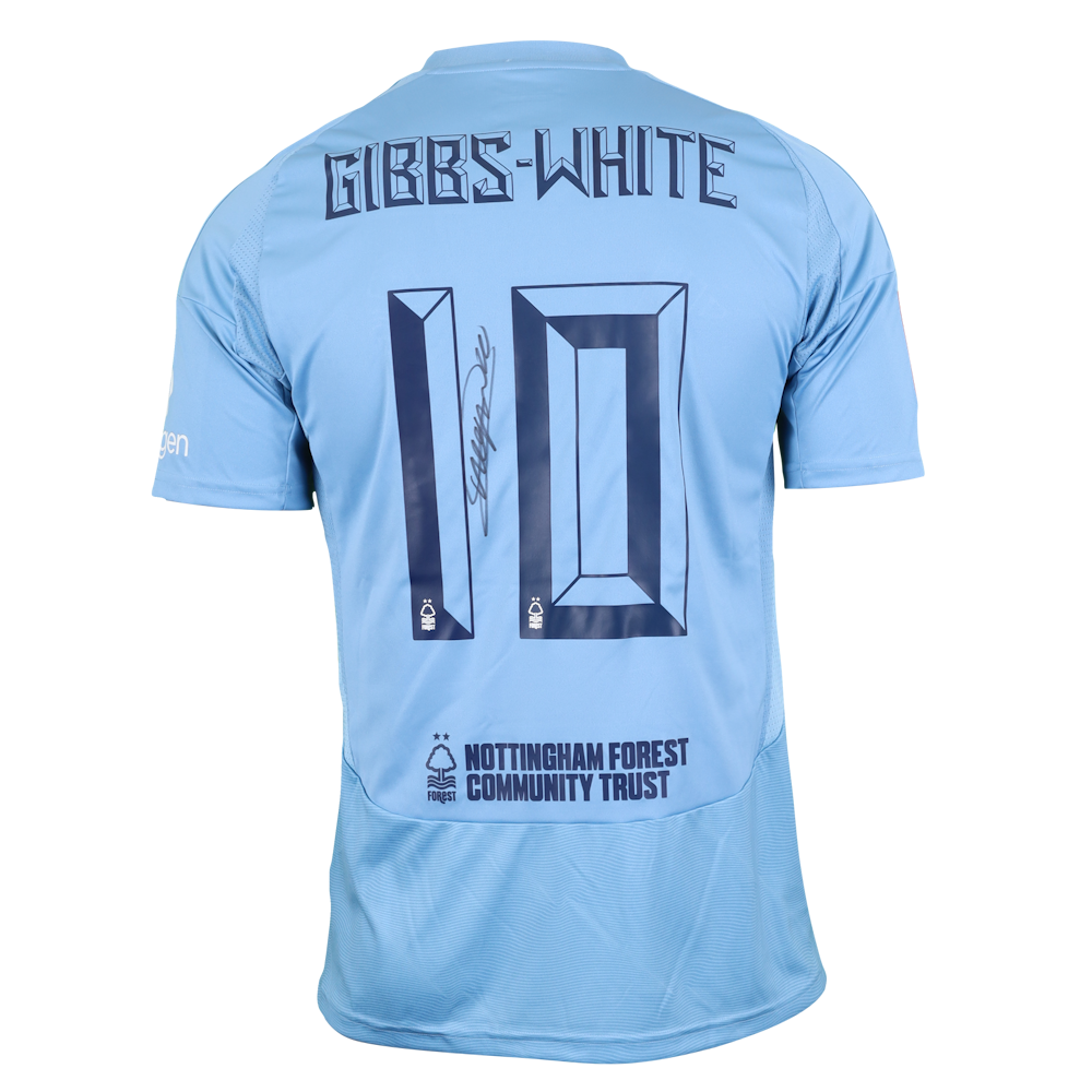 Morgan Gibbs-White | Exeter City - Nottingham Forest | MatchWornShirt