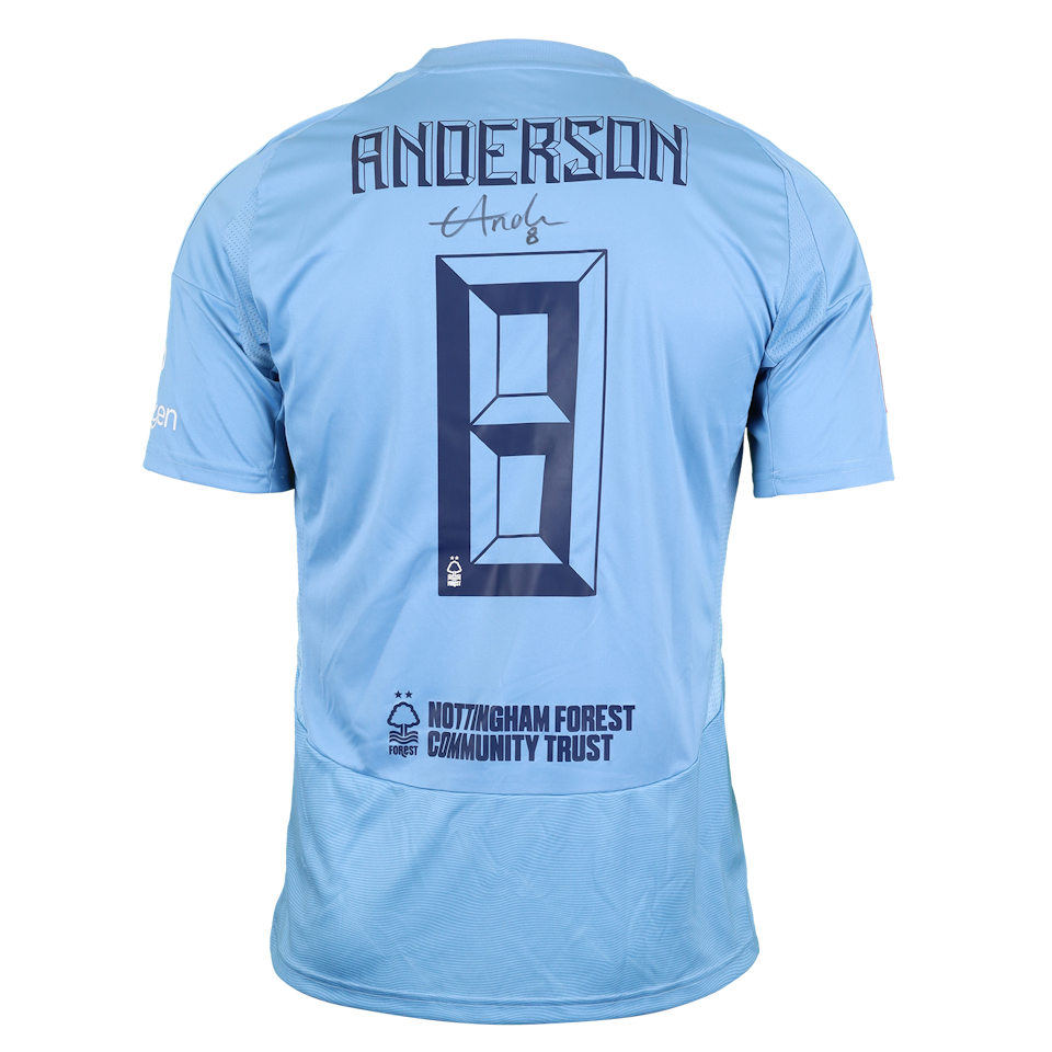 Elliott Anderson Nottingham Forest shirt