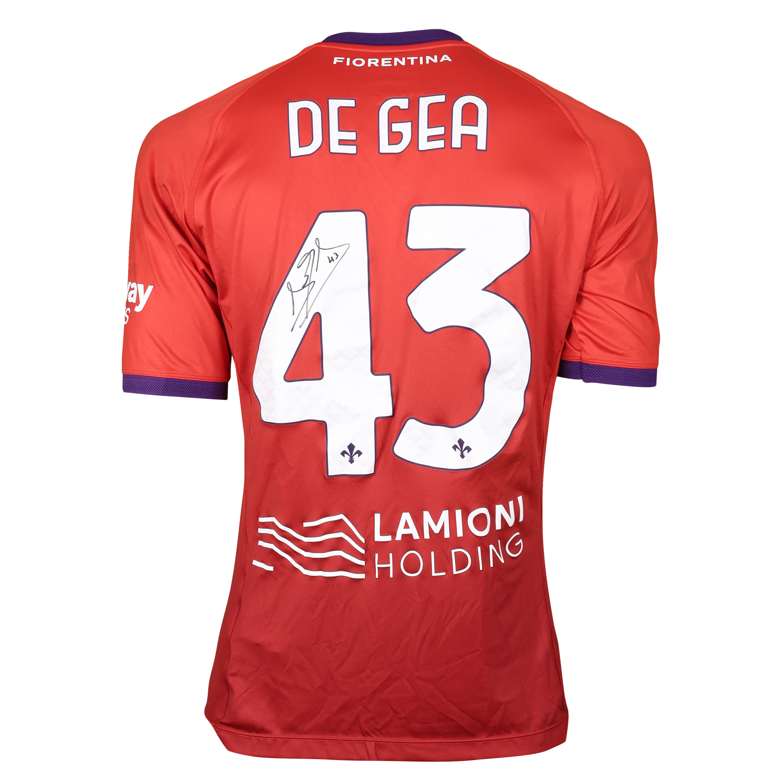 David de Gea | Inter - Fiorentina | MatchWornShirt
