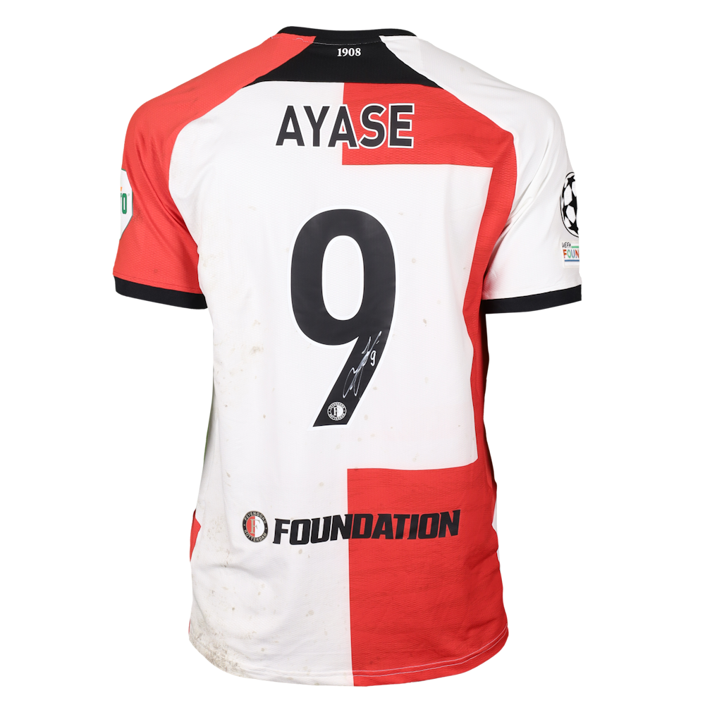 Ayase Ueda 上田綺世 | Feyenoord - AC Milan | MatchWornShirt