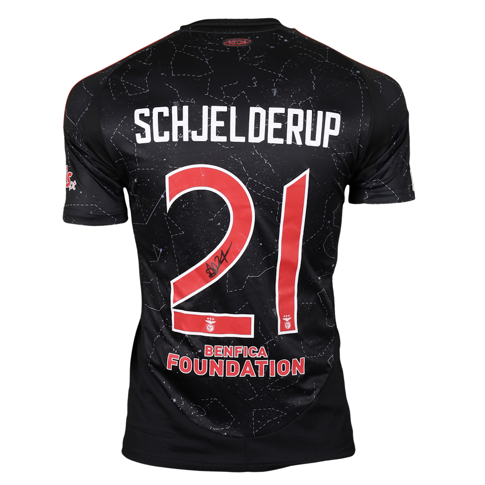 Andreas Schjelderup SL Benfica shirt
