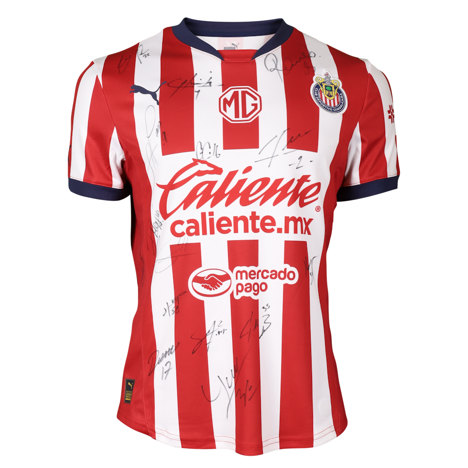 Chivas Guadalajara - Squad Signed Shirt - 2024/2025 - Home - 1