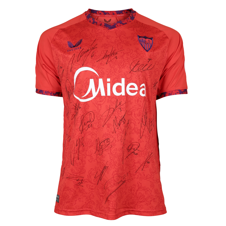 Sevilla FC - Squad Signed Shirt - 2024/2025 - Away - 2