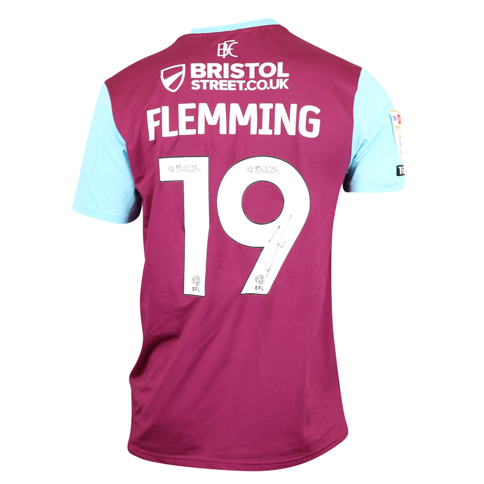 Zian Flemming Burnley shirt