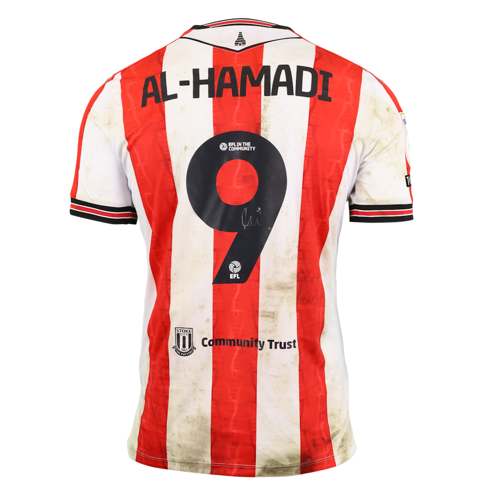 Ali Al-Hamadi Stoke City shirt