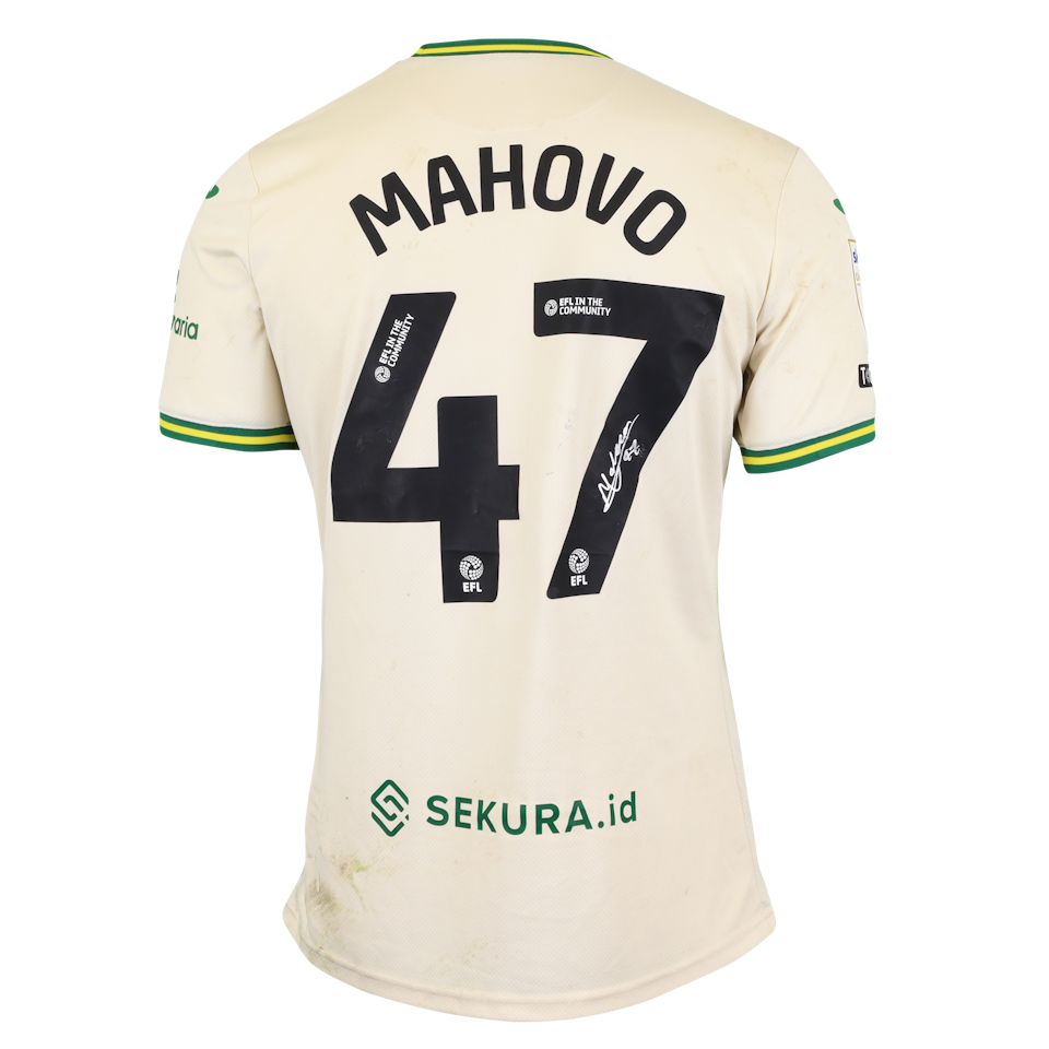 Lucien Mahovo Norwich City shirt