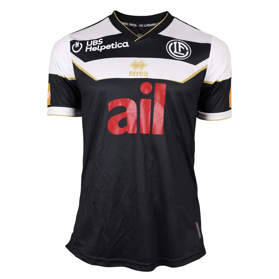 Albian Hajdari FC Lugano shirt