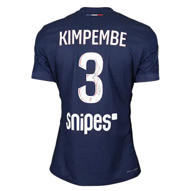 来自Paris Saint-Germain的Presnel Kimpembe球衣