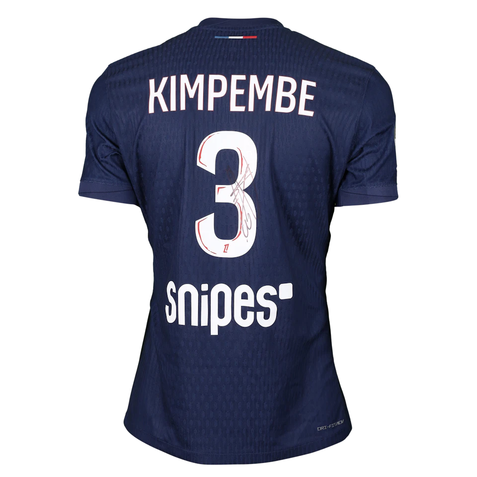 来自Paris Saint-Germain的Presnel Kimpembe球衣