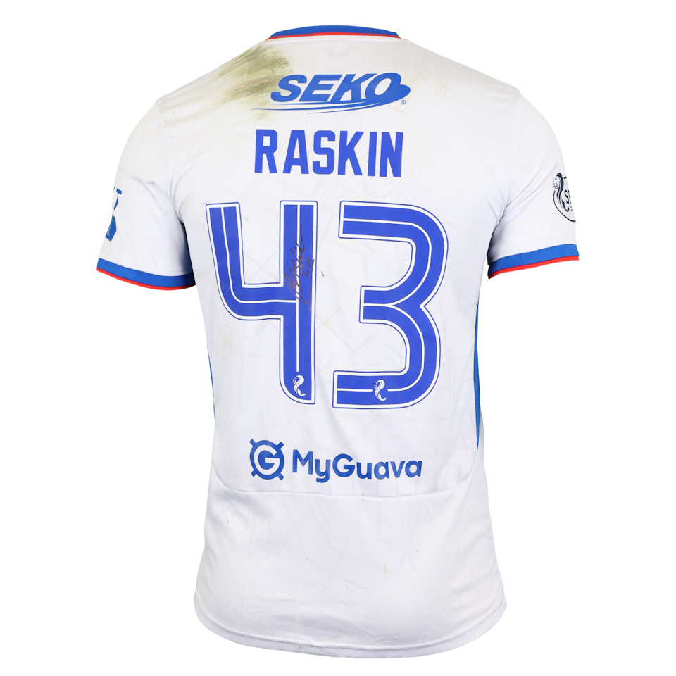 Rangers 팀의 Nicolas Raskin 셔츠