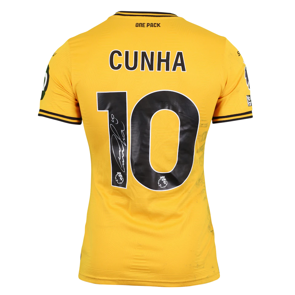 来自Wolverhampton Wanderers的Matheus Cunha球衣