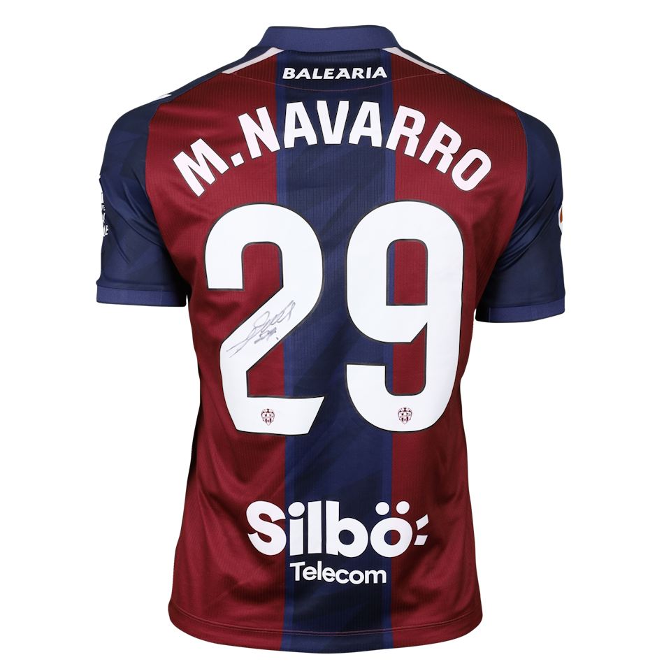 Levante UD 팀의 Marcos Navarro 셔츠