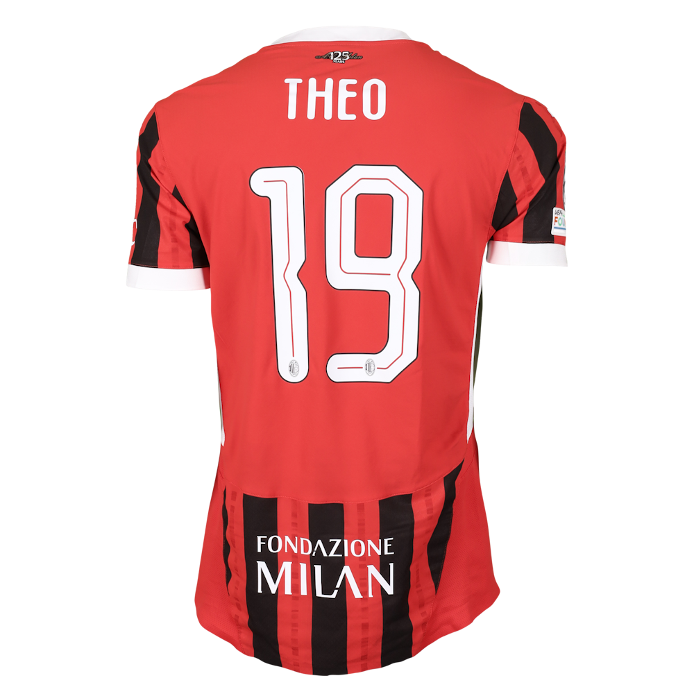 Theo Hernández | AC Milan | AC Milan - Feyenoord | MatchWornShirt