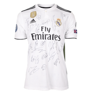 Squad Signed Shirt - UCL 18/19