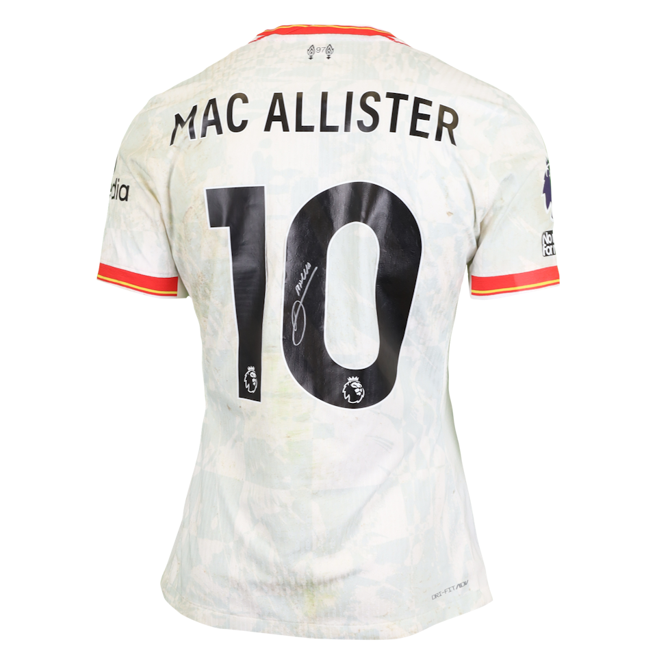 Alexis Mac Allister Liverpool shirt