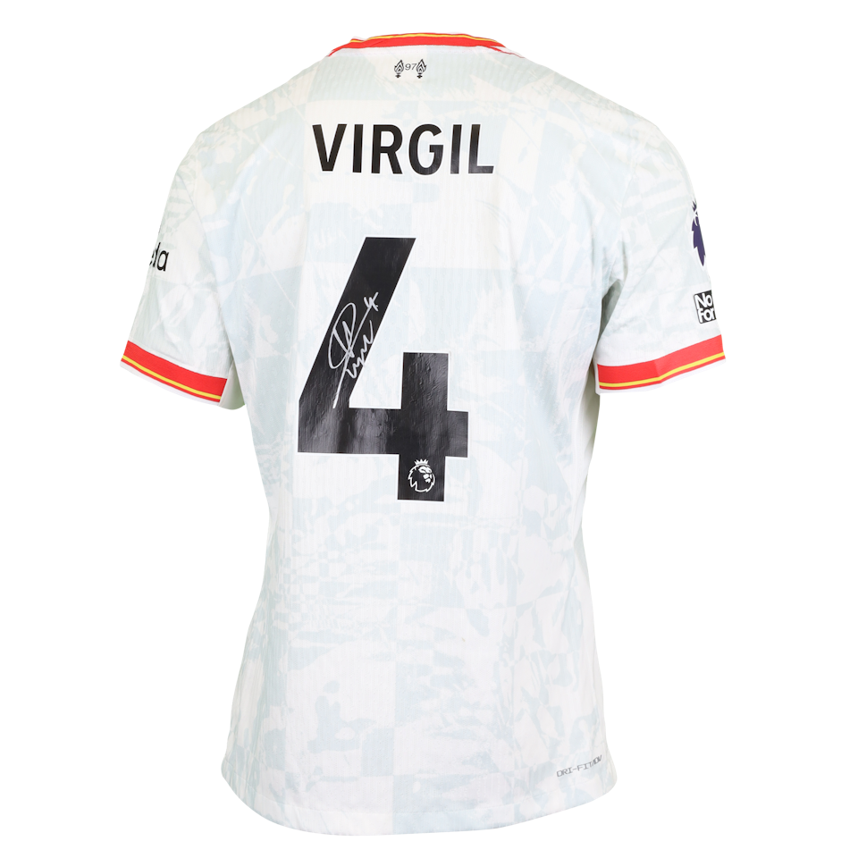 Virgil van Dijk Liverpool shirt