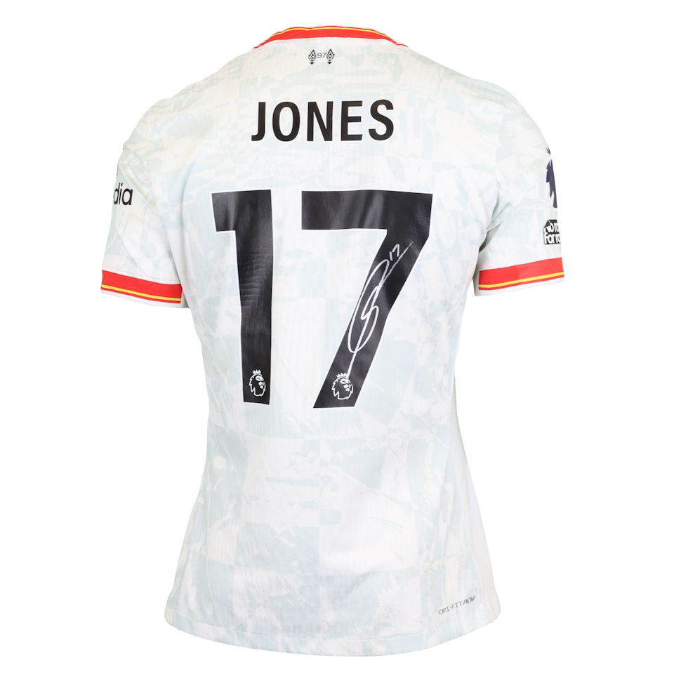 Curtis Jones Liverpool shirt