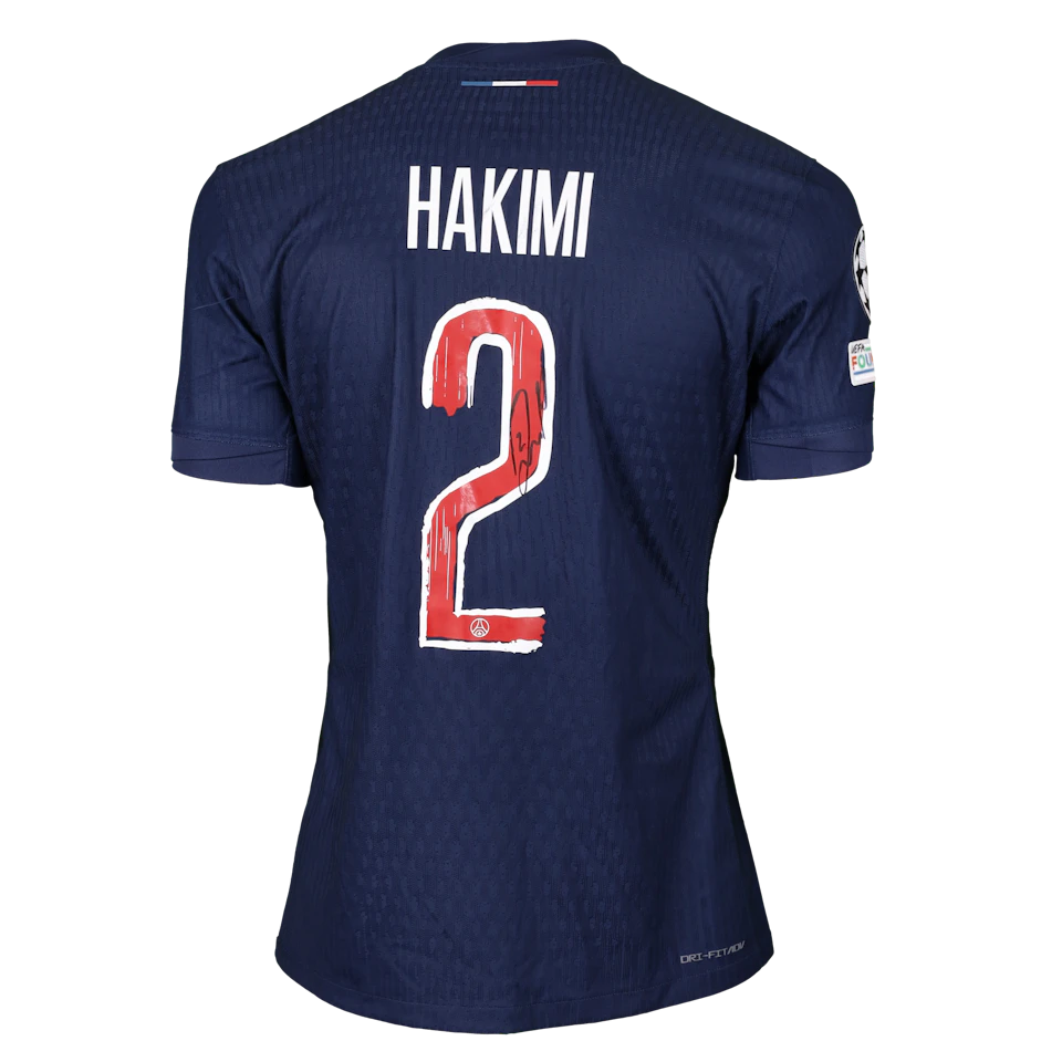 来自Paris Saint-Germain的Achraf Hakimi球衣