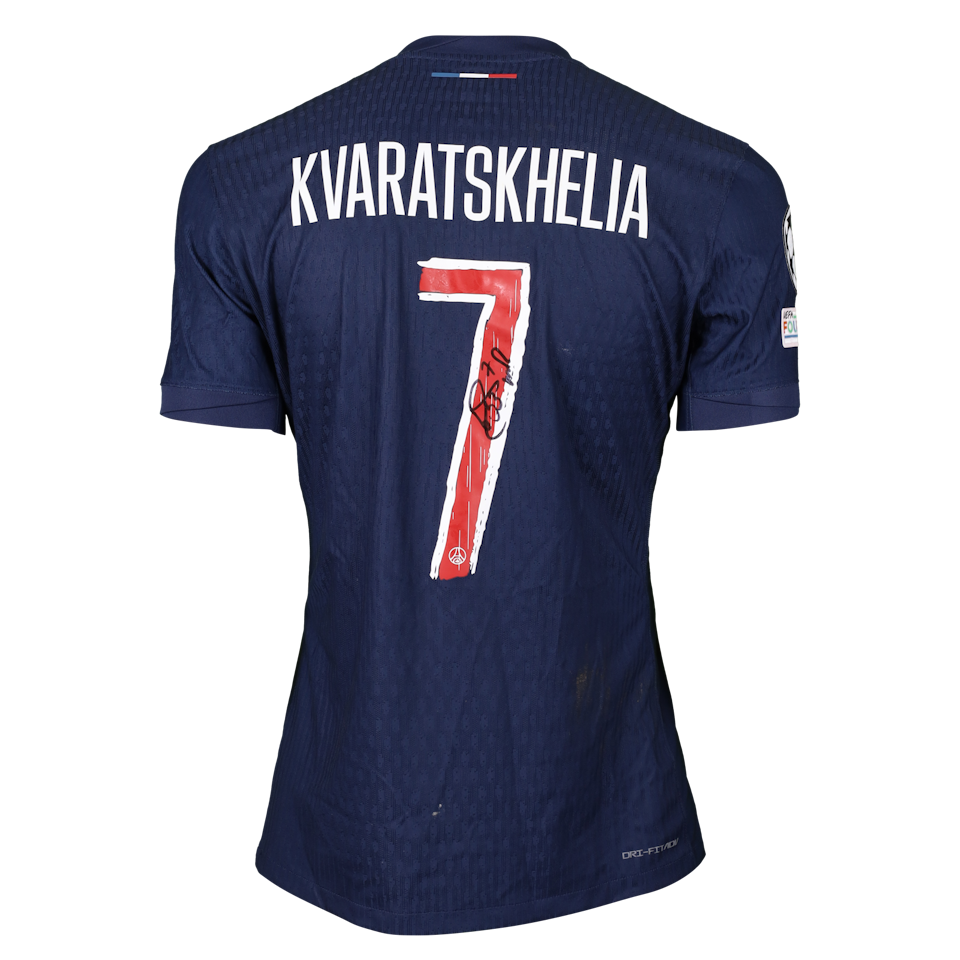 Khvicha Kvaratskhelia Paris Saint-Germain camisa.