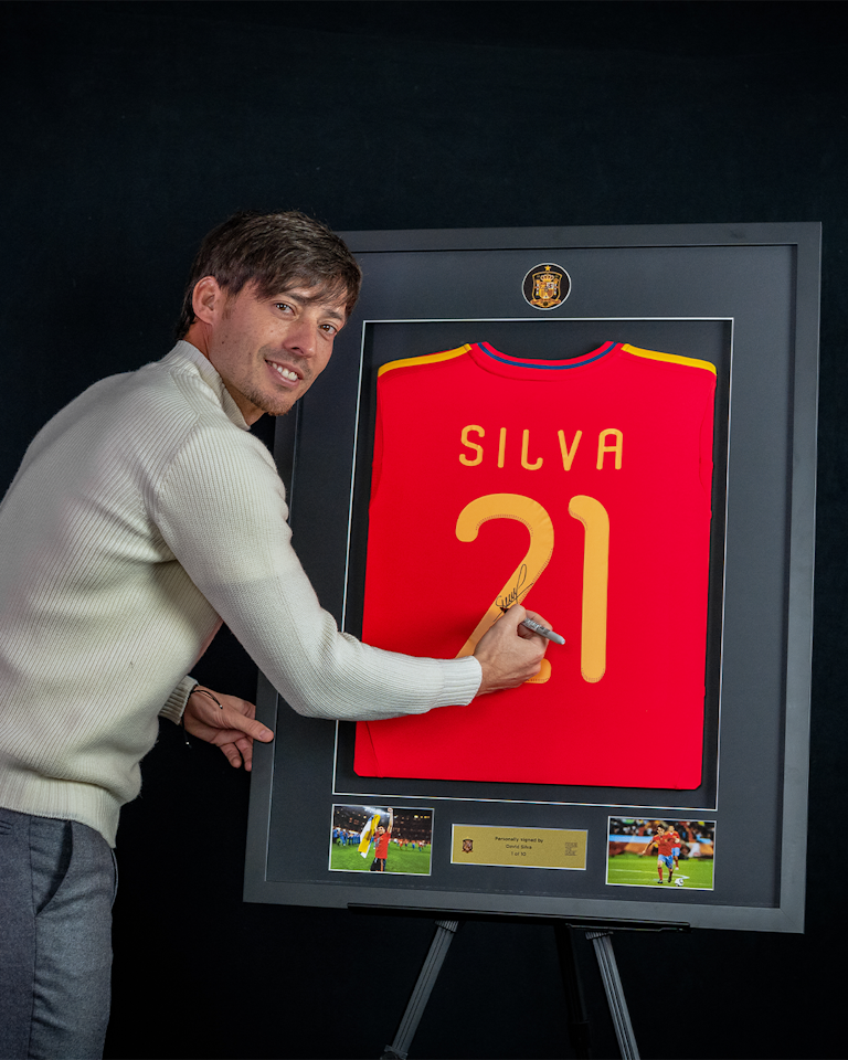 David Silva Signed - World Cup Champion 2010