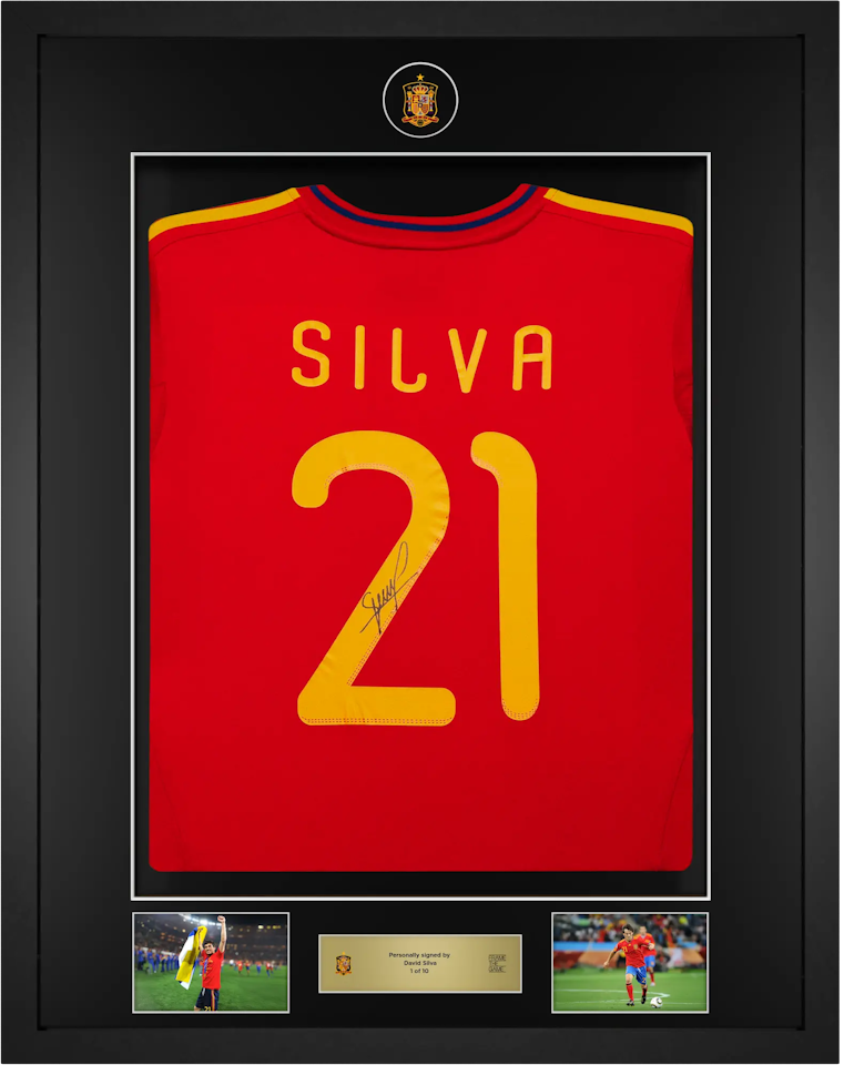 David Silva Signed - World Cup Champion 2010