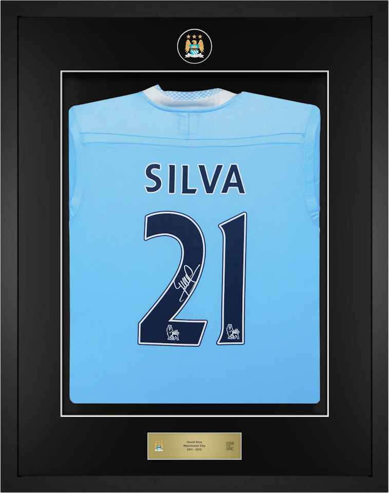 David Silva Signed - Manchester City 11/12
