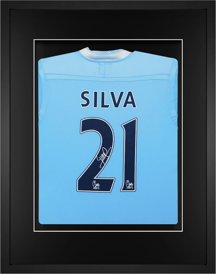 David Silva Signed - The Sky Blues 11/12