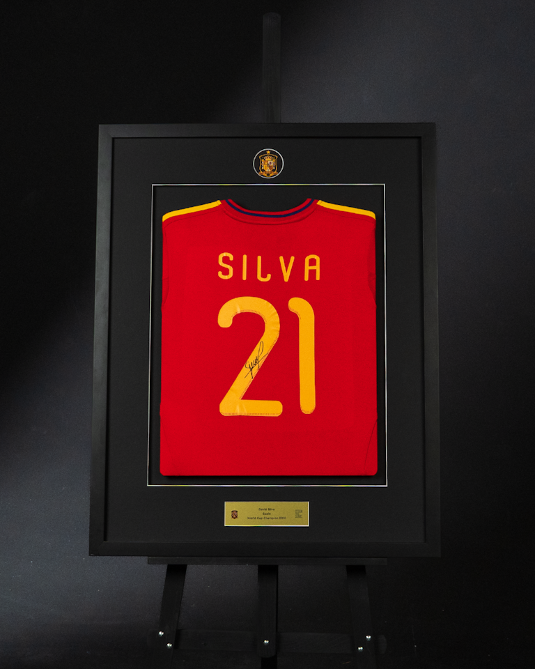 David Silva Signed - Spain 2010