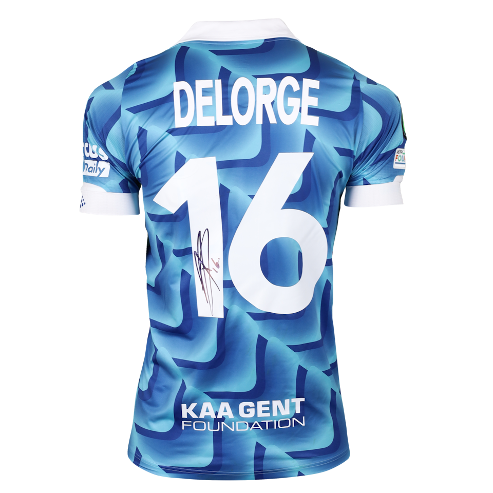 Maglia di Mathias Delorge-Knieper (KAA Gent)