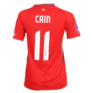 Hannah Cain Wales W jersey