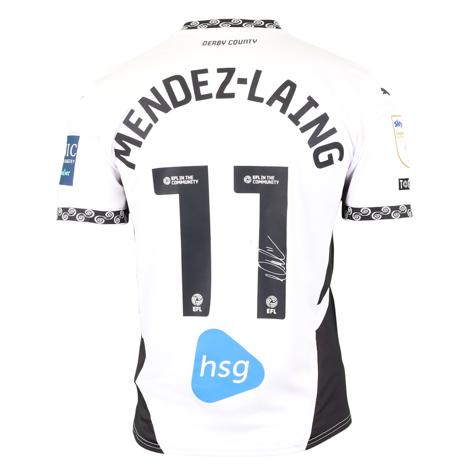 Nathaniel Mendez-Laing Derby County shirt