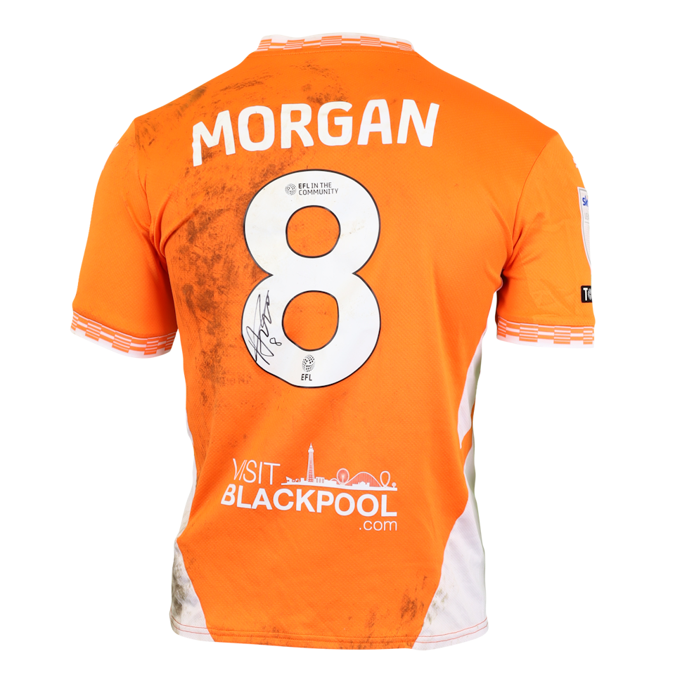 Albie Morgan Blackpool jersey