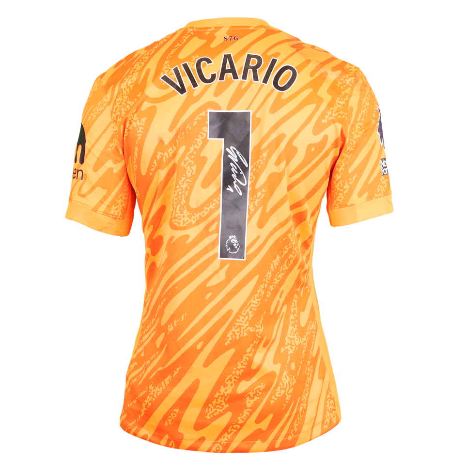 Guglielmo Vicario Tottenham Hotspur camisa.