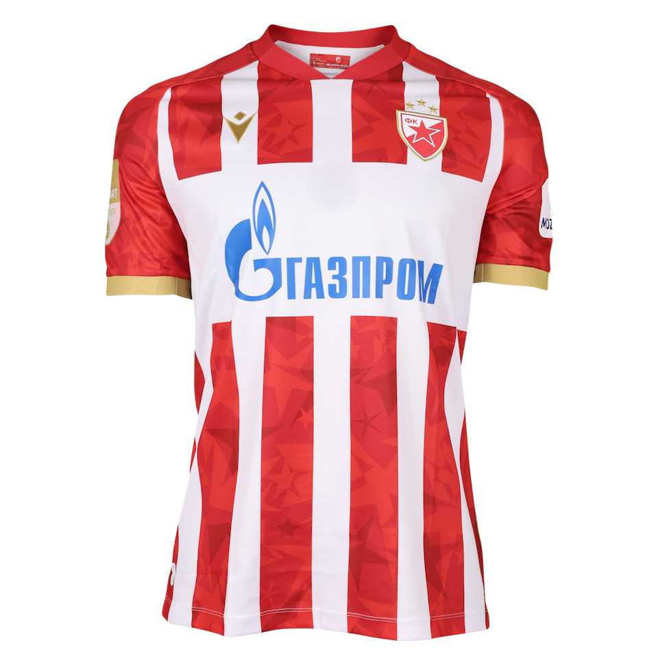 Veljko Milosavljević FK Crvena zvezda shirt