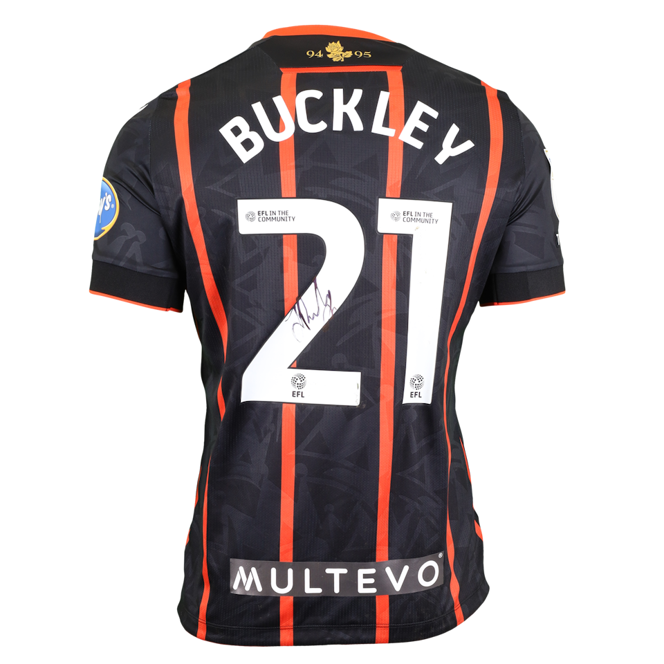 John Buckley Blackburn Rovers jersey