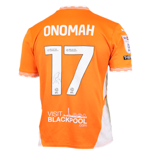 Josh Onomah Blackpool shirt