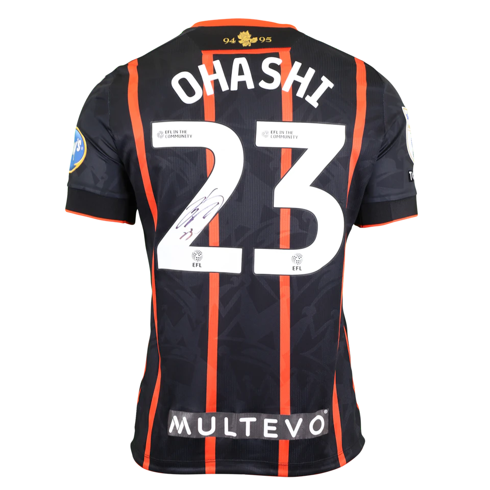 来自Blackburn Rovers的Yuki Ohashi 大橋祐紀球衣