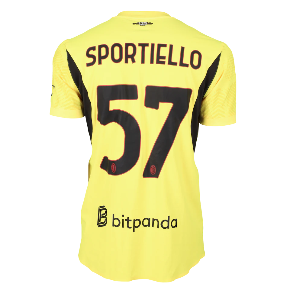 来自AC Milan的Marco Sportiello球衣