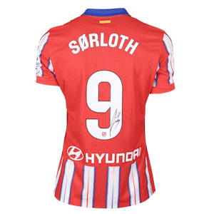 Atlético de Madrid 팀의 Alexander Sørloth 셔츠