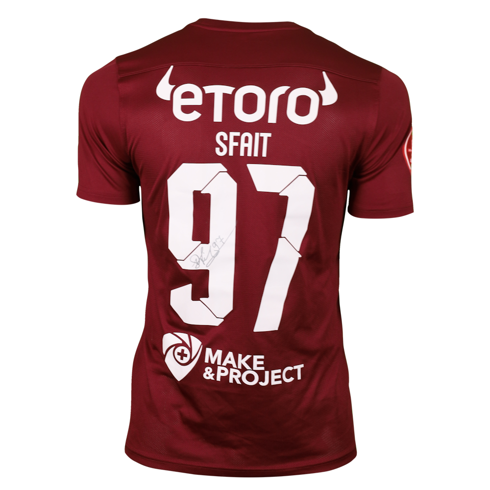 Andres Sfait CFR Cluj のシャツ