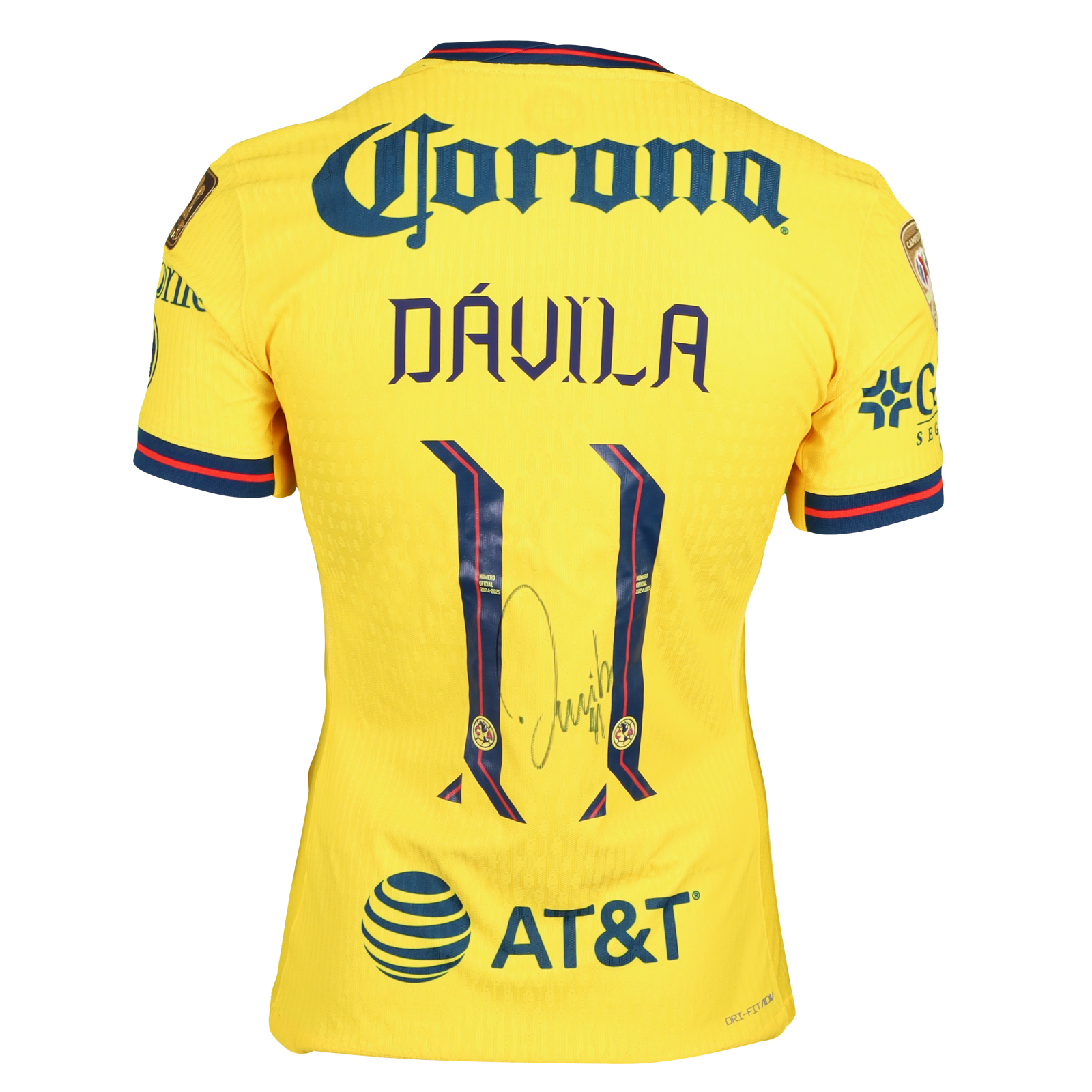 Víctor Dávila Club América shirt