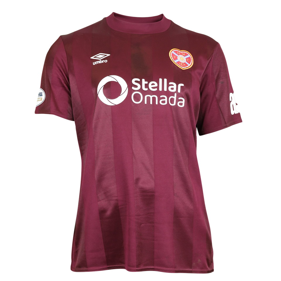 Elton Daniël Kabangu Heart of Midlothian shirt