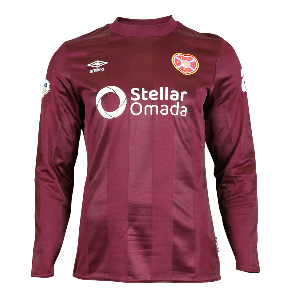 Adam Forrester Heart of Midlothian shirt