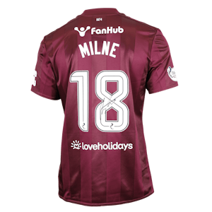 Harry Milne Heart of Midlothian shirt